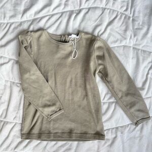 Jamie Kay Long Sleeve Tee in Beige